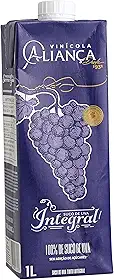 Nova Aliança Suco de Uva Tinto Integral Aliança 1L