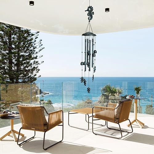 Miniatura 3 de Campanillas de viento decorativas para exteriores, campanillas de viento únicas para jardín exterior, porche, patio y campanillas de viento, regalo