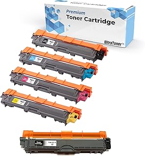 1 Set + 1 BK Ultra Toner® Compatible Replacement for Brother TN221 TN225 Toner Cartridge TN-221 TN-225 B/C/M/Y DCP-9020CDN HL-3140CW HL-3150CDN HL-3170CDW HL-3180CDW MFC-9130CW MFC-9330CDW MFC-9340CDW (1 Set + 1BK)