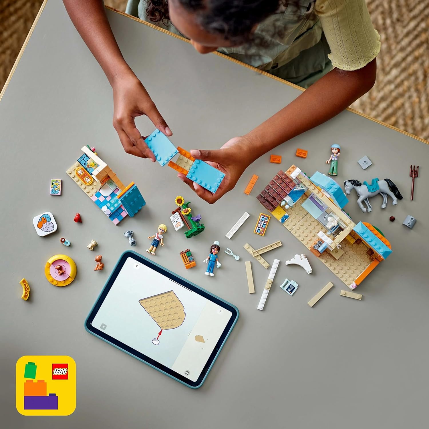 Lego 42651 Friends Animal Hospital and Pets Toy Toy Birthday Present Block Girls Boys Children 7 Years 8 9 Years Old Elementary School Student Pretend Play Pretend Play Animal Creatures