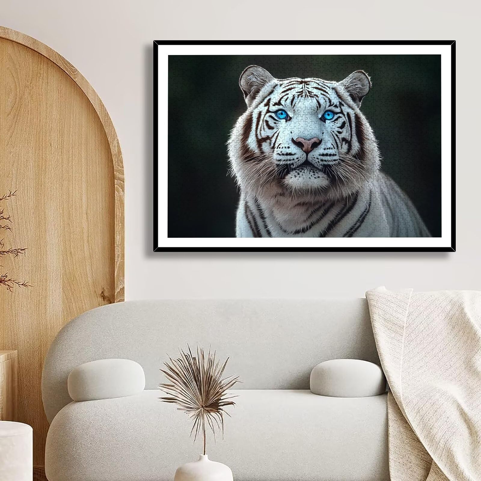 Puzzle 5000 Pezzi Tigre, Puzzle Animale 5000 Pezzi Arte per Adulti e Bambini, Misura: 156.5x105.5 cm, Puzzles Legno per Adulti con Squisita Scatola di Imballaggio, Regalo Donna, Regalo Uomo, -7357