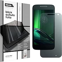 dipos I Privacy Filter compatible with Motorola Moto G4 Play Screen Protector Anti-Spy 4-Way Protection dipos I Privacy Filter compatible with Motorola Moto G4 Play Screen Protector Anti-Spy 4-Way Protection