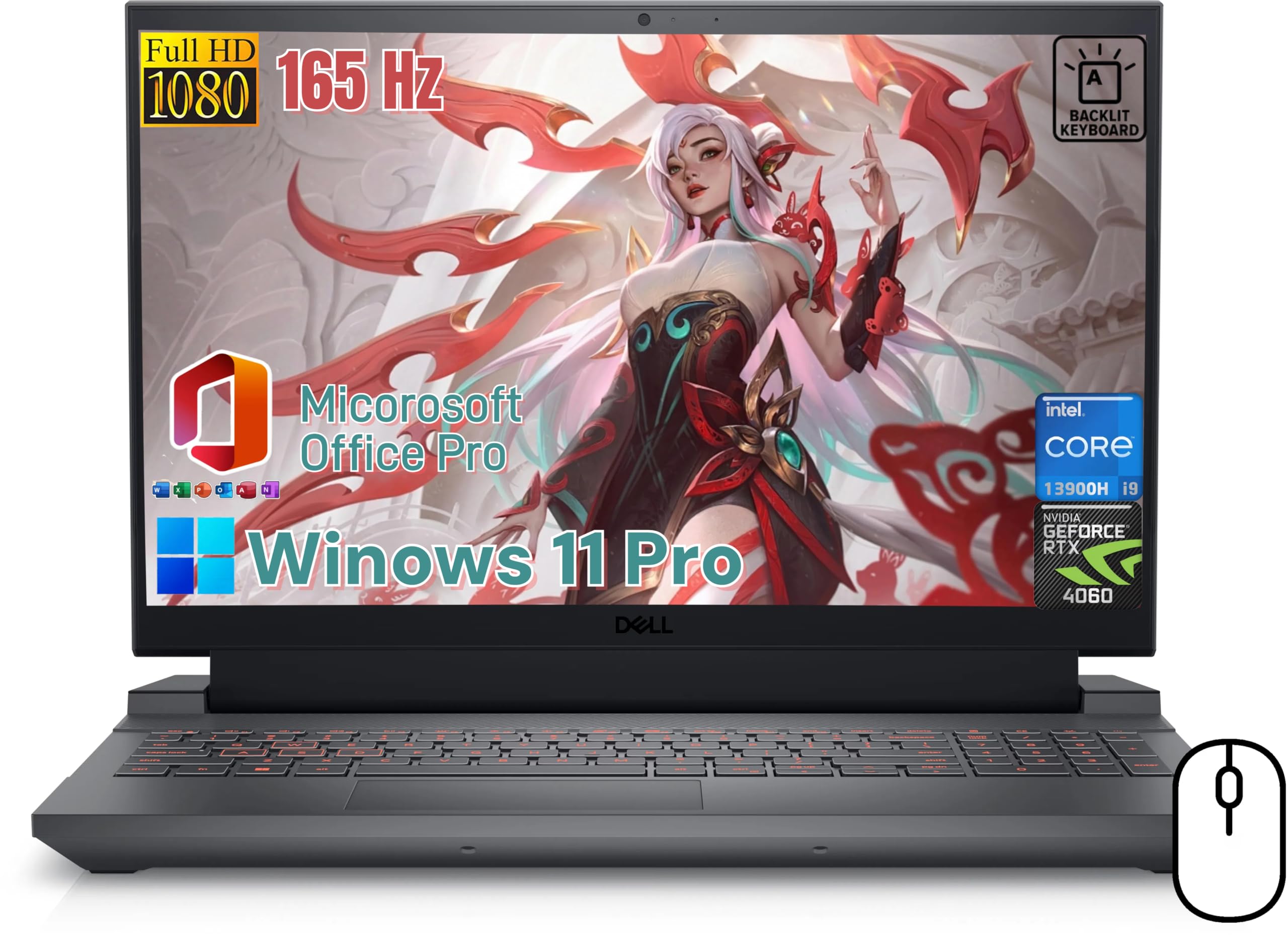 Amazon.com: Dell G15 5530 Gaming Laptop - 15.6