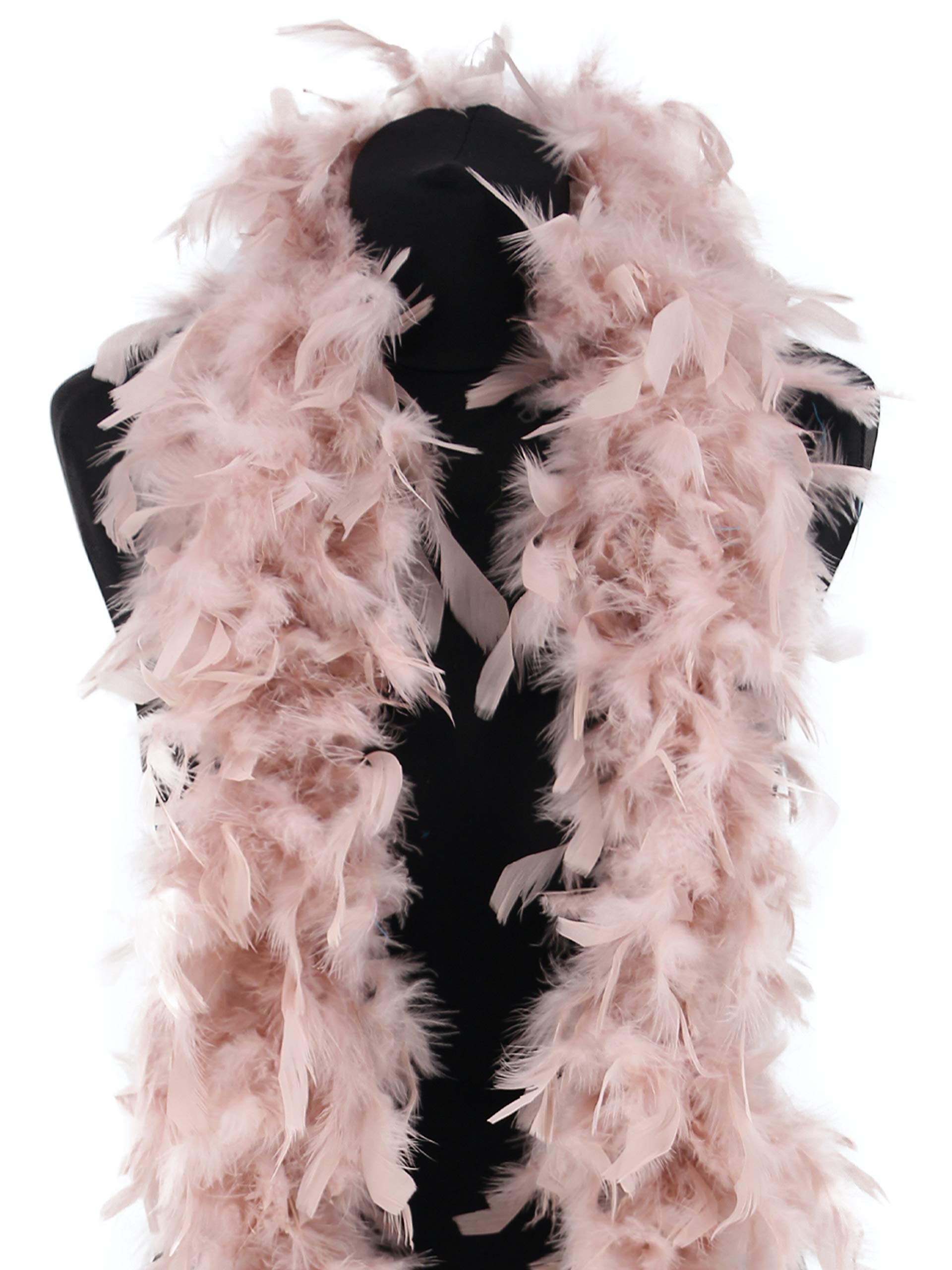 Luxury Dust Storm Pink Feather Boa - 80g - 180cm