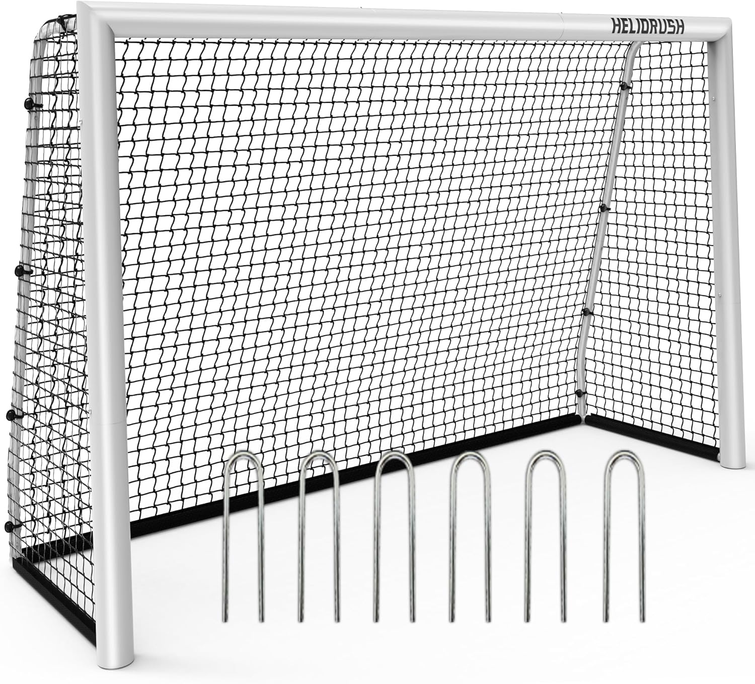 Children's Football Goals for Garden 180/240/300 cm Made of High-Quality 304 Stainless Steel, Weatherproof and Robust Children's Goal with 1000D Net, Stable Football Goal for Football