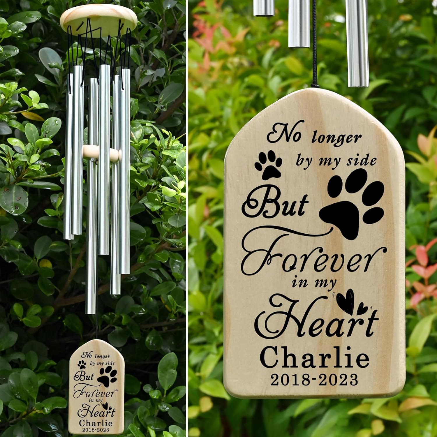 Jocidea Pet Memorial Gifts, Pet Memorial Wind Chimes, Pet Loss Gifts, Loss of Dog