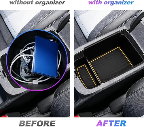 Miniatura 3 de SXCY Bandeja organizadora de consola central Chevy Trax 2024 2025, accesorios para Chevy Trax 2024 2025 (LS LT 1RS 2RS ACTIV), caja de