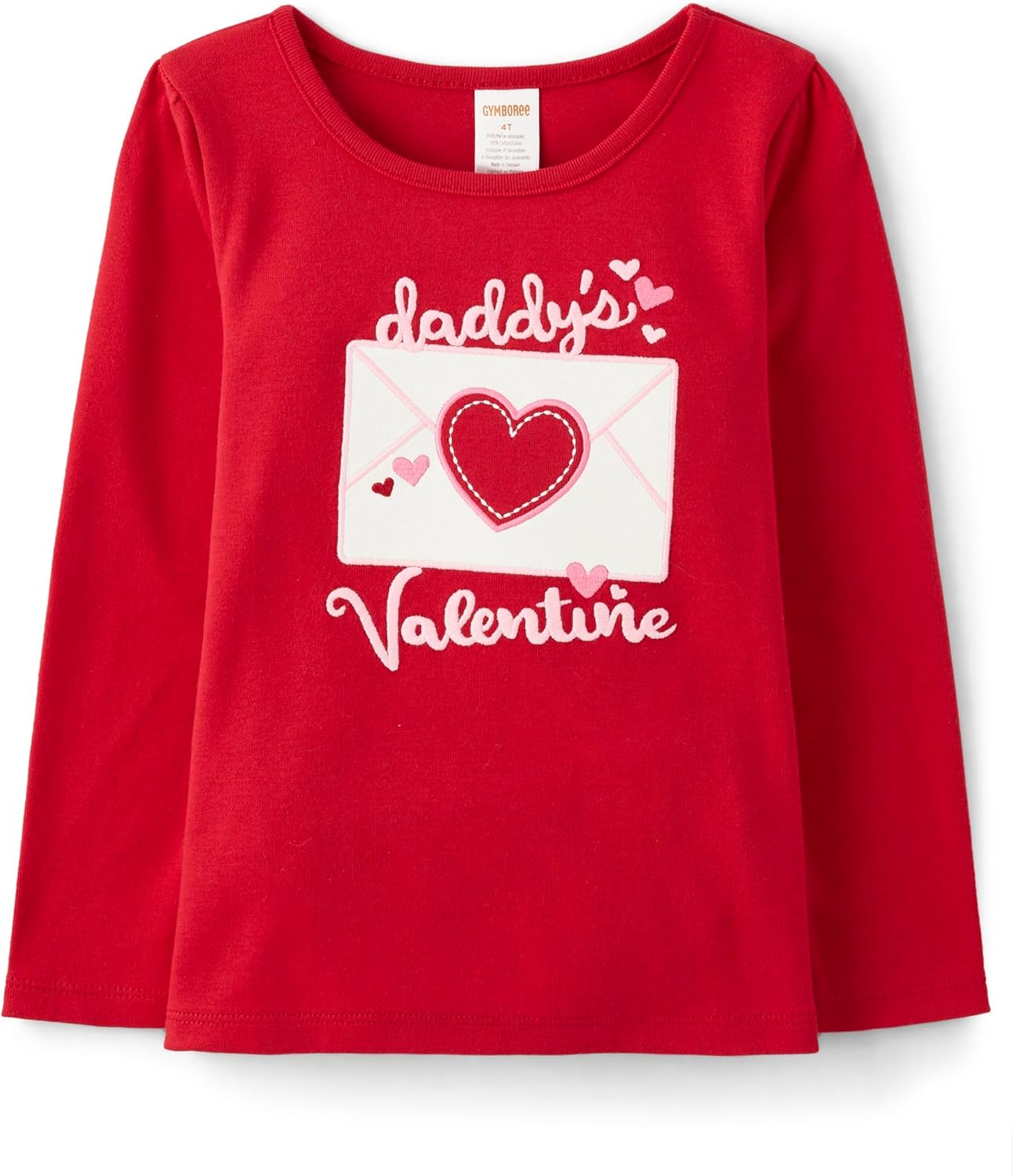 Gymboree Girls and Toddler Embroided Graphic Long Sleeve T-Shirts