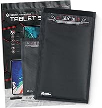 Mission Darkness Non-Window Faraday Bag for Tablets // Device Shielding for Law Enforcement, Military, Executive Privacy, EMP Protection, Travel & Data Security, Anti-hacking & Anti-tracking Assurance