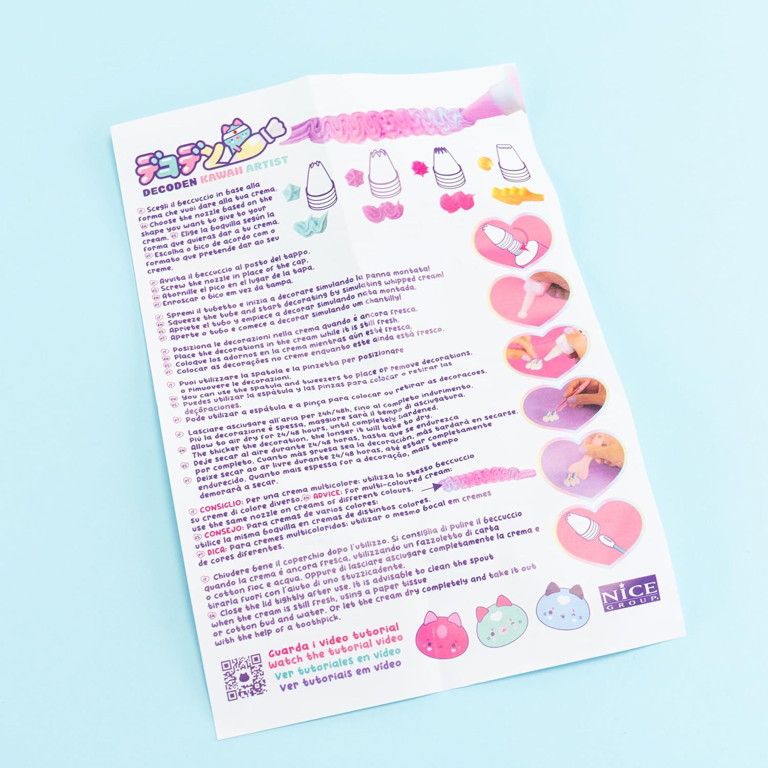 MOMOMI - Nice Group Decoden Mirror And Brush, 48512