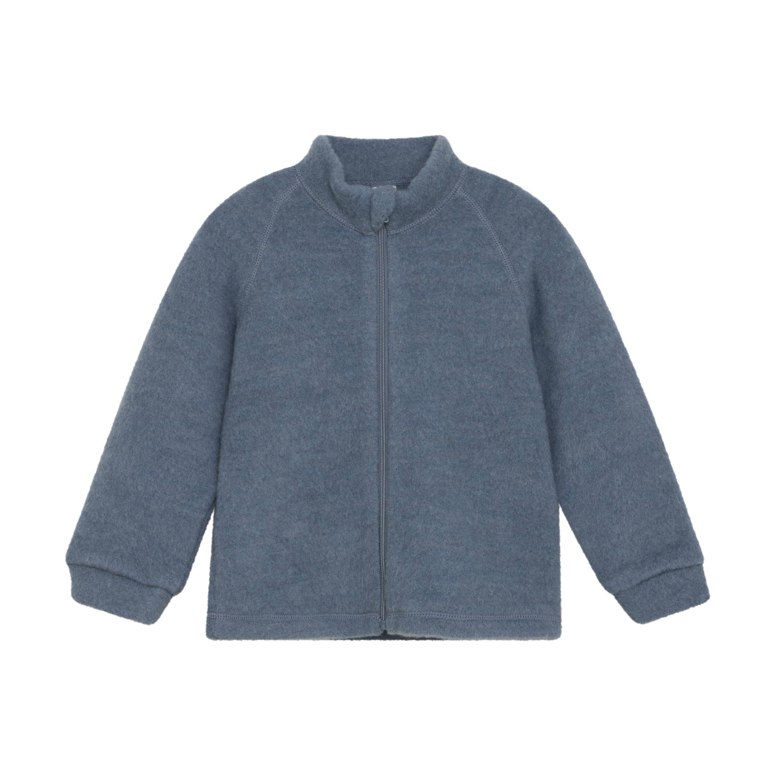 Chaqueta de lana unisex Celavi con cremallera ropa de abrigo suave azul 4