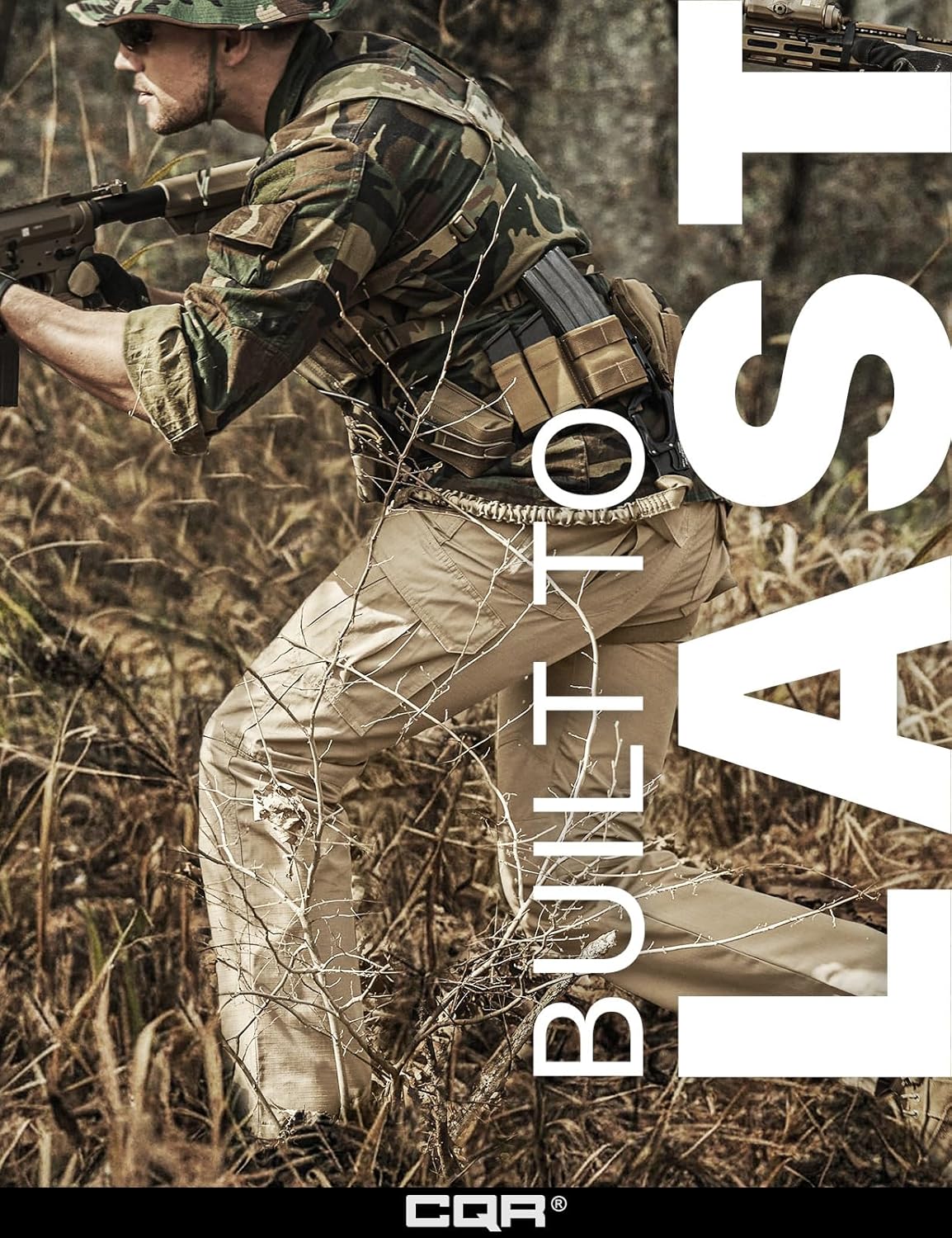 CQR Men's Tactical Pants, Water Resistant Ripstop Cargo Pants, Lightweight EDC Work Hiking Pants, Outdoor Apparel - Image 8