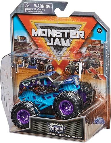 Miniatura 8 de Monster Jam 2023 Spin Master 164 Diecast Truck Series 32 Steel Reveal Son-uva Digger