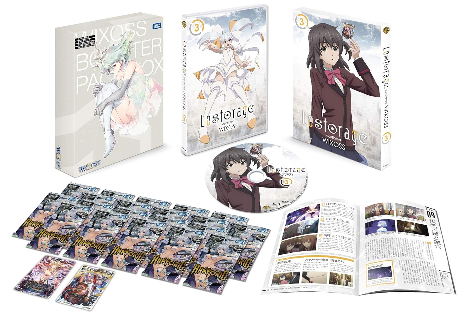 Lostorage Conflated Wixoss 3 Blu Ray First Press Limited Edition Version With Card Included Acrylic Stand Included Movies Tv Amazon Com