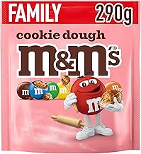 M&M's Cookie Dough 1 x 290g Crisp Chocolate Dough Flavour and Colourful Sugar Shell for Sweets, Chocolate to Share