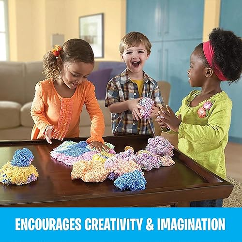 Miniatura 2 de Educational Insights Playfoam Sparkle - Paquete de 4 juguetes sensoriales y juguetes sensoriales para niños, bloques de espuma, masa no pegajosa,