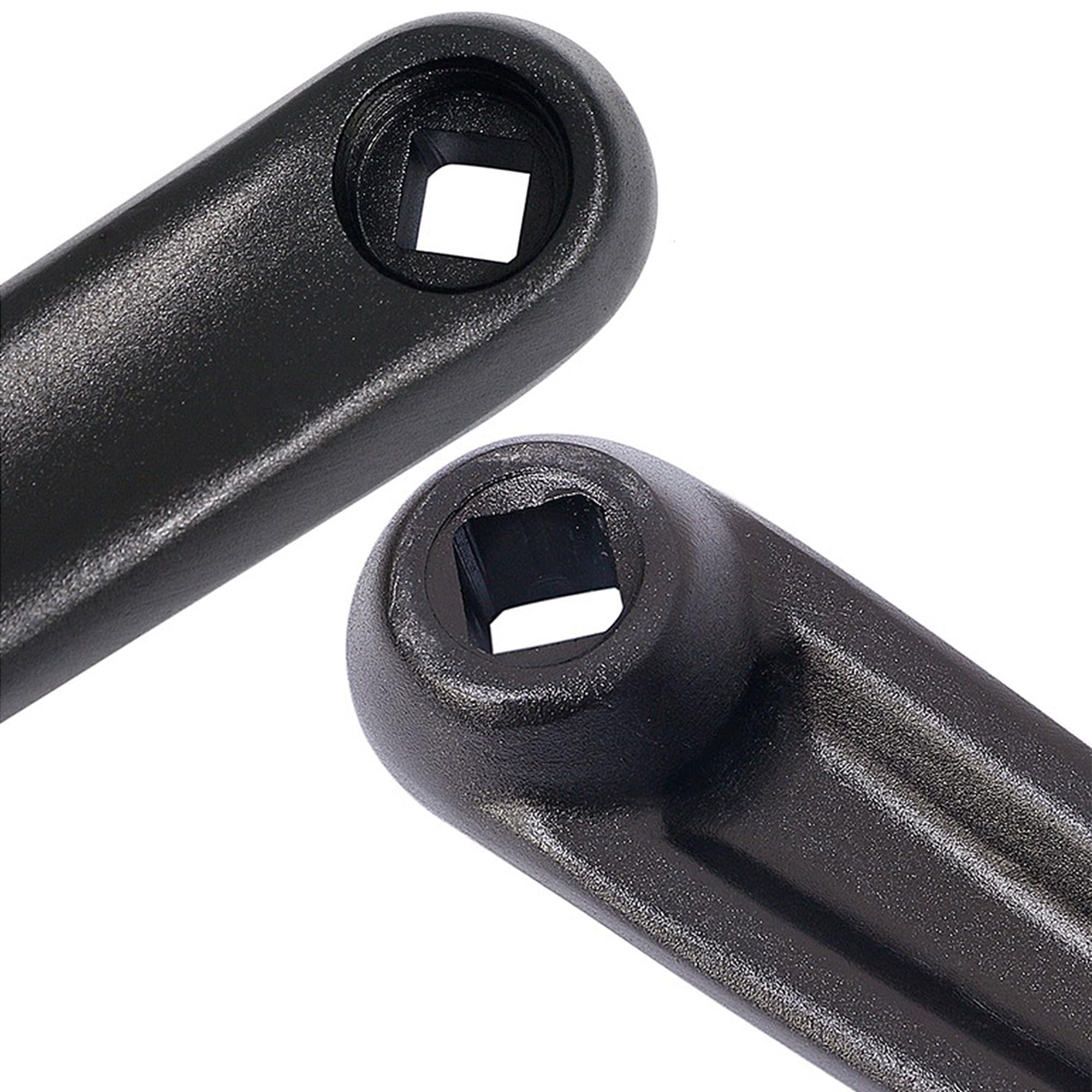 Manivelle de vélo - 170 mm - Bras de manivelle de vélo - Bras gauche - Trou rhombique - Manivelle de manivelle de vélo pour vélo, VTT, vélo de route (gauche x droite)