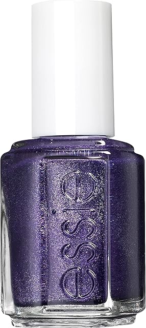 essie Lakier do paznokci z połyskującym wykończeniem do intensywnych kolorów paznokci, nr 802 bedazzle me, fioletowy, 1 x 13,5 ml