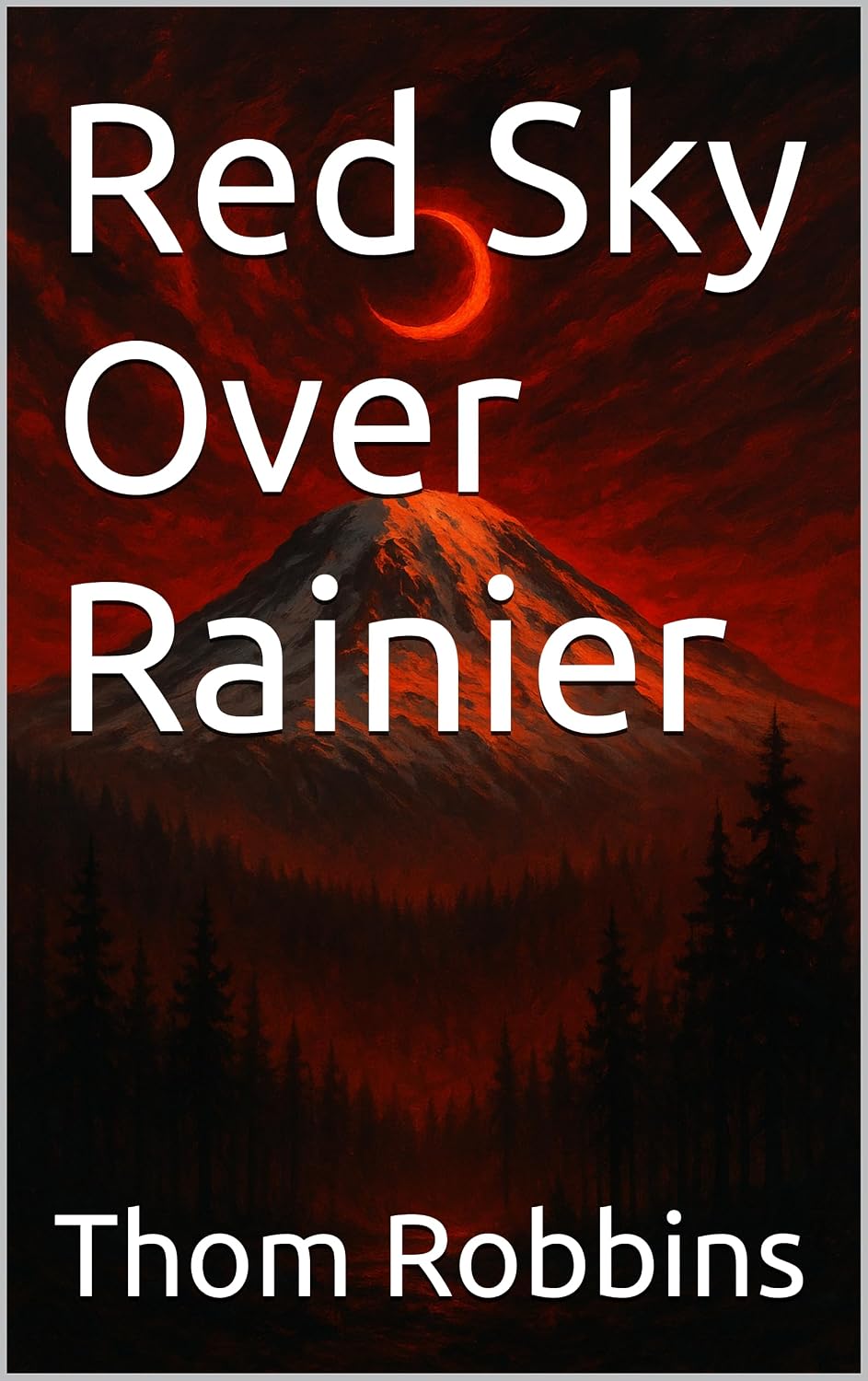 Red Sky Over Rainier