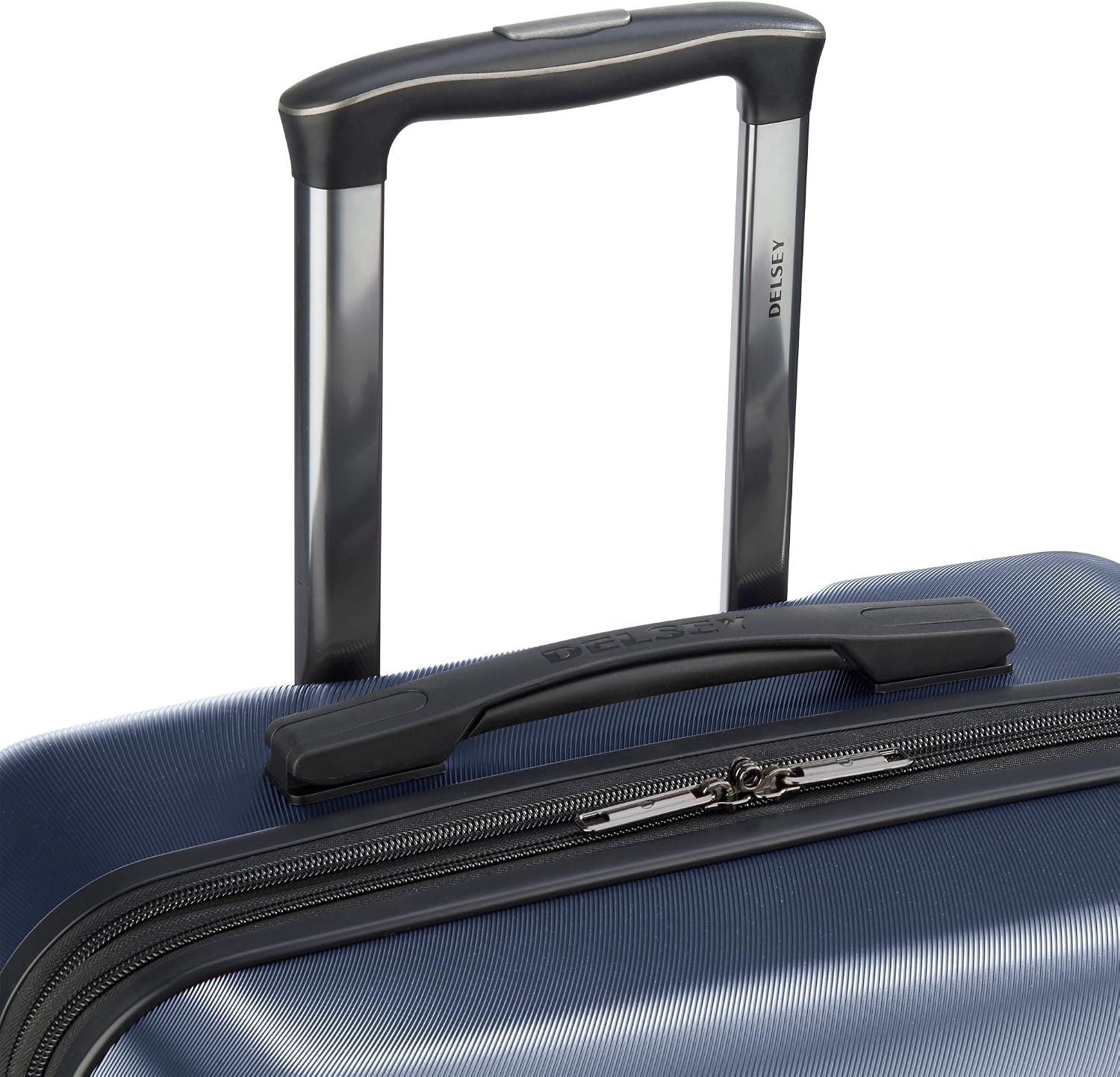 DELSEY Paris Comete 2.0 Hardside Expandable Luggage with Spinner Wheels, Anthracite, Checked-Medium 24 Inch
