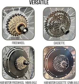 Freewheel Cassette Removal Tool - Compatible with Shimano, ATX, SunRace, EBike Hub Motor, Mountain Bike, Road Bike, MTB - Maintenance Tool
