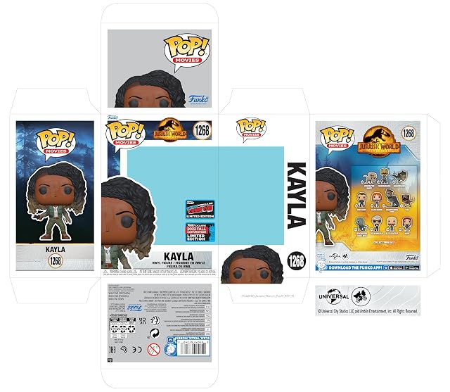 POP Funko Jurassic World Movies Figura de Vinilo Kayla 9 cm