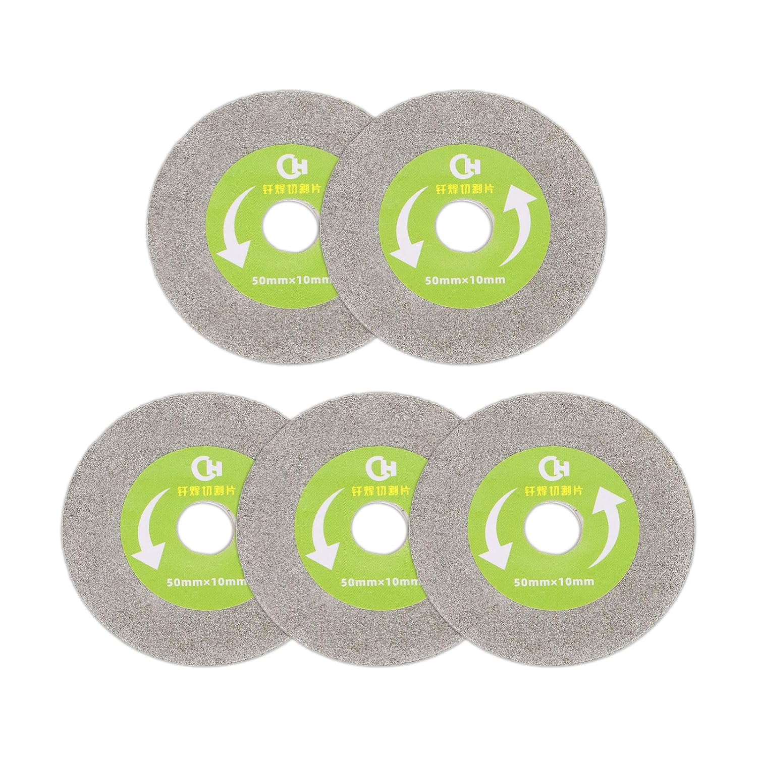 uxcell 1PCS Glass Cutting Disc for Angle Grinder, 2 Inch Diamond Cutting Disc, Ultra-Thin Saw Blade Wheel with 13/32" Arbor for Grinding Jade Crystal Tile Ceramic