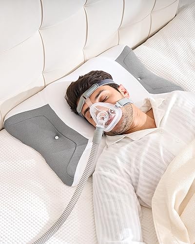 Miniatura 10 de Almohada CPAP para dormir de lado, almohada de apnea del sueño para todos los usuarios de máscaras CPAP para reducir las fugas de aire y la presión