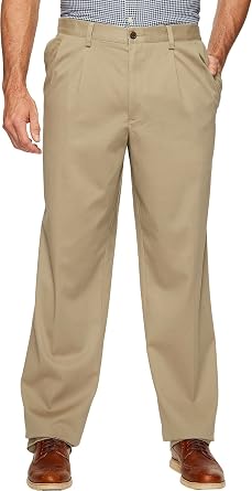 Dockers Mens Classic Fit Easy Khaki Pants - Pleated Standard and Big & Tall