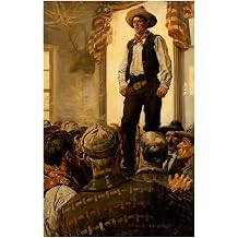 HardPress Klondike Meeting by Percy van Eman Ivory - Historical Figurative Art 11 x 14 inches