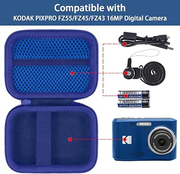 Khanka Case for Kodak PIXPRO FZ55/FZ45/FZ43 16MP Compact Digital Camera