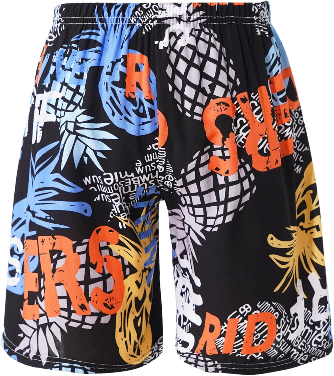 YiZYiF Kids Boys Swim Board Shorts Boho Printed Beach Trunk Summer Casual Shorts Bottom