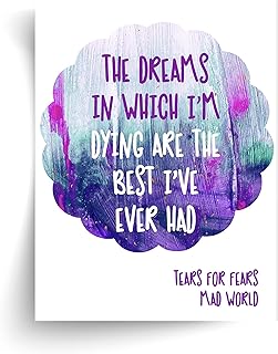 Tears for Fears - Mad World/The Dreams In Which I'm Dying - Unframed Print