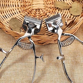 Amazon.co.jp: ステンレス鋼の昔ながらの手動バリカン、プロの低