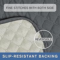 Vista 5 de XINEAGE Funda para Sillón Reclinable Resistente al Agua, Fundas Antideslizantes para Silla Reclinable para Silla Reclinable con Bolsillos, Fundas