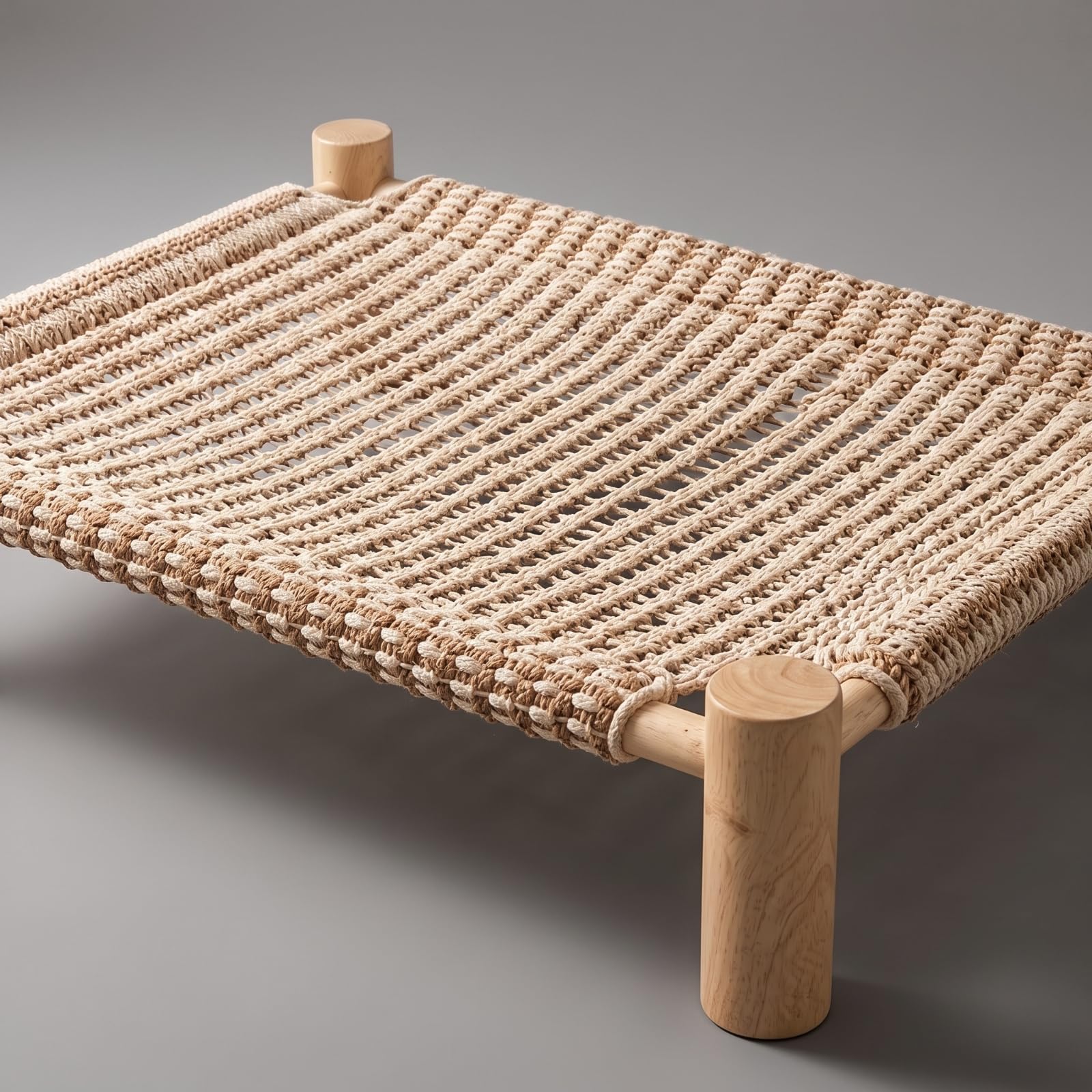 Cama Elevada para Perros Cómoda, Grande 63 × 49 × 13 Cm