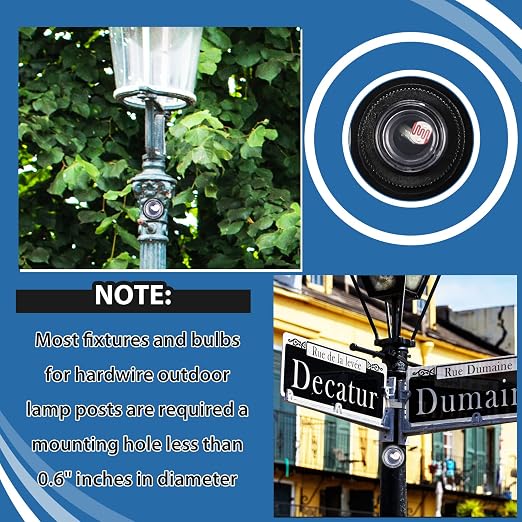 Macarrie 20 piezas sensor fotocelda para luces exteriores miniatura 3
