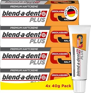 Blend-a-dent Plus Premium Haftcreme, 4x40g