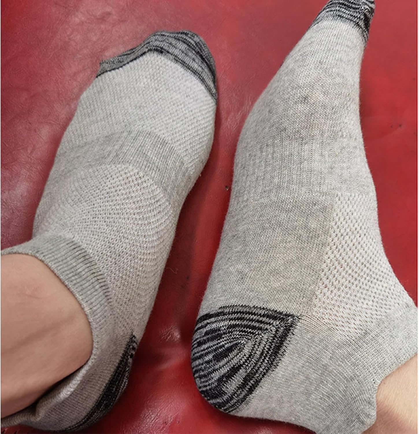10-20 Pairs Athletic Ankle Socks for Men Breathable Low Cut Running Socks Cushioned Moisture Wicking for Sport Traveling