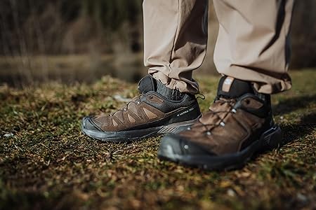 SALOMON サロモン/X ULTRA 360 LTR MID GTX トレッキングシューズ/28.0cm/ブラウン×カーキ/475709/Sランク/01【中古】 SALOMON サロモン X ULTRA 360 LTR MID GTX 475709 ハイキング