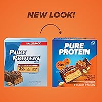 Vista 6 de Pure Protein Barras, bocadillos ricos en proteínas, nutritivos para apoyar la energía y barras, alto contenido de proteínas, aperitivos nutritivos