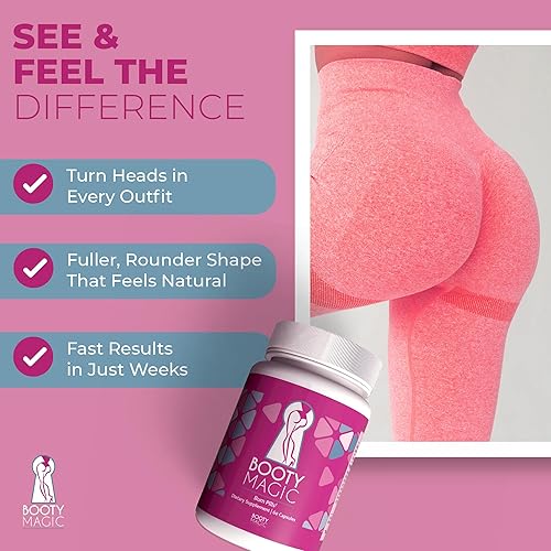 Miniatura 2 de Píldoras para mejorar los glúteos, suministro de 2 meses de píldoras para glúteos, píldoras para glúteos más grandes, redondos y voluminizados con