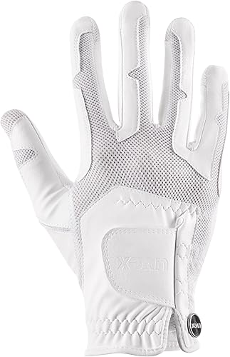 Miniatura 9 de Uvex Guantes de equitación elásticos y transpirables (occidental/inglés) para mujeres y hombres, ventraxion Negro