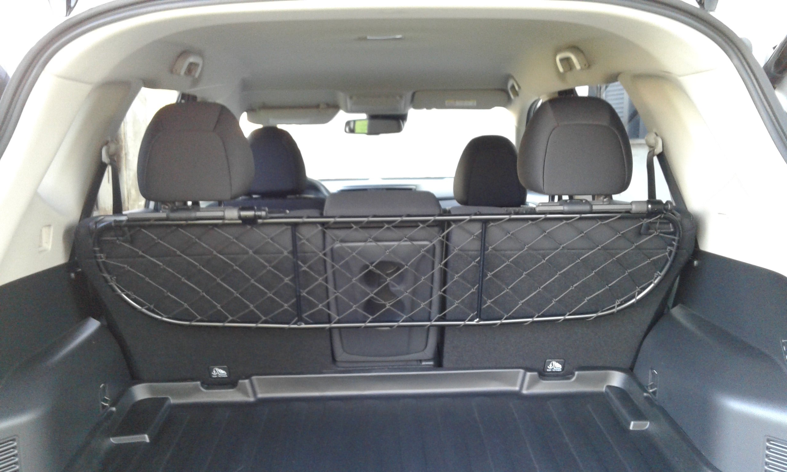 ERGOTECH Divisorio Griglia Rete Divisoria per Nissan X-Trail (dal 2014 al 2022), RDA65-S8, per Trasporto Cani e Bagagli