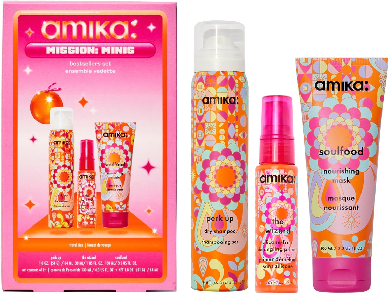 amika mission: minis bestsellers set