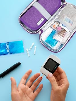 Leng Ke TSA Approved Ice Packs for Travel, Small Ice Packs, Reusable Ice Packs for Medication, Sutiable for Most Insulin Cooler Travel Case (4 Packs)