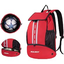 EULANT Soccer Backpack with Shoes Compartment, Waterproof Drawstring Bag for Sport Gym Swim Yoga Travel Football Volleyball