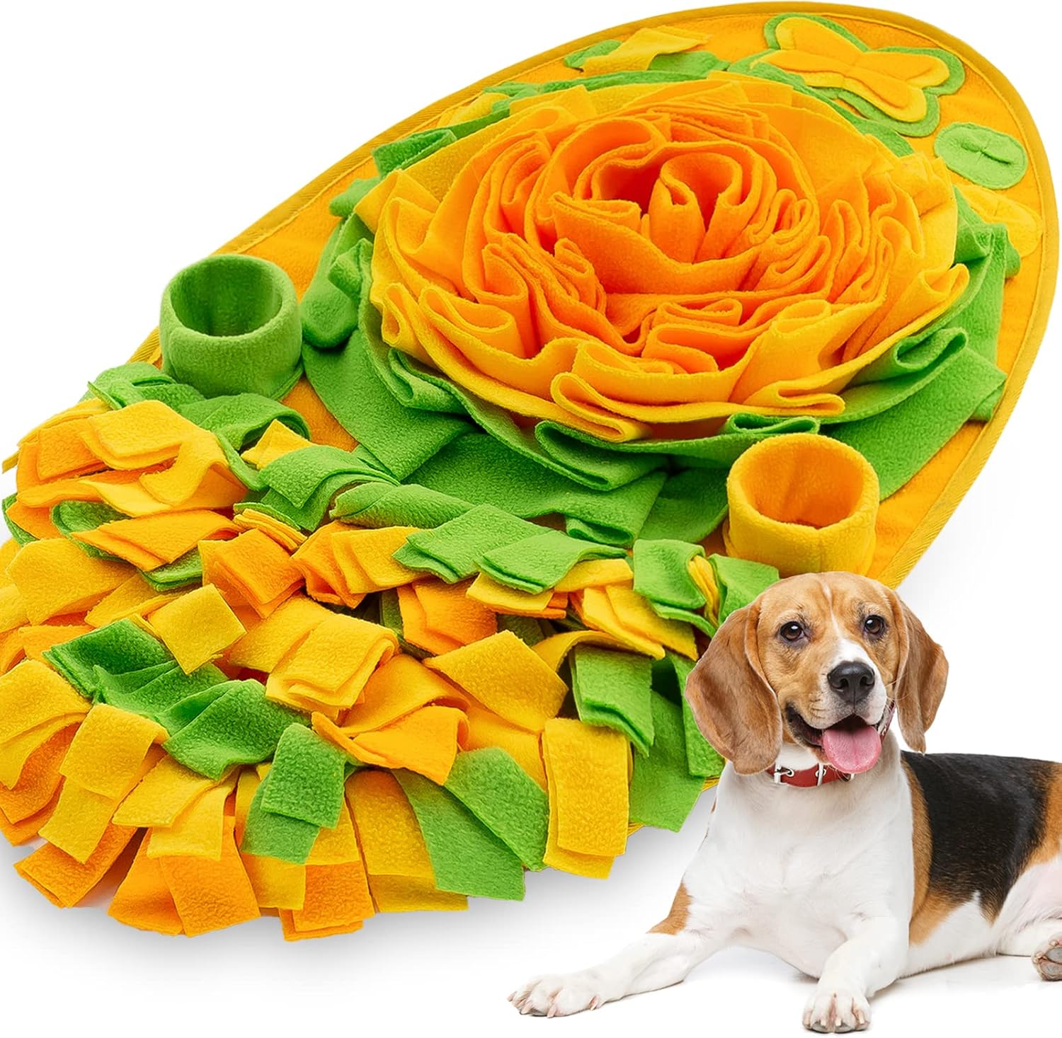 ZMUBB Snuffle Mat for Dogs Sniff Mat for Small/Medium Dog Puzzle Toys Snuggle Mat for Rabbits/Dogs/Cats/Puppy Interactive Slow Feeding…