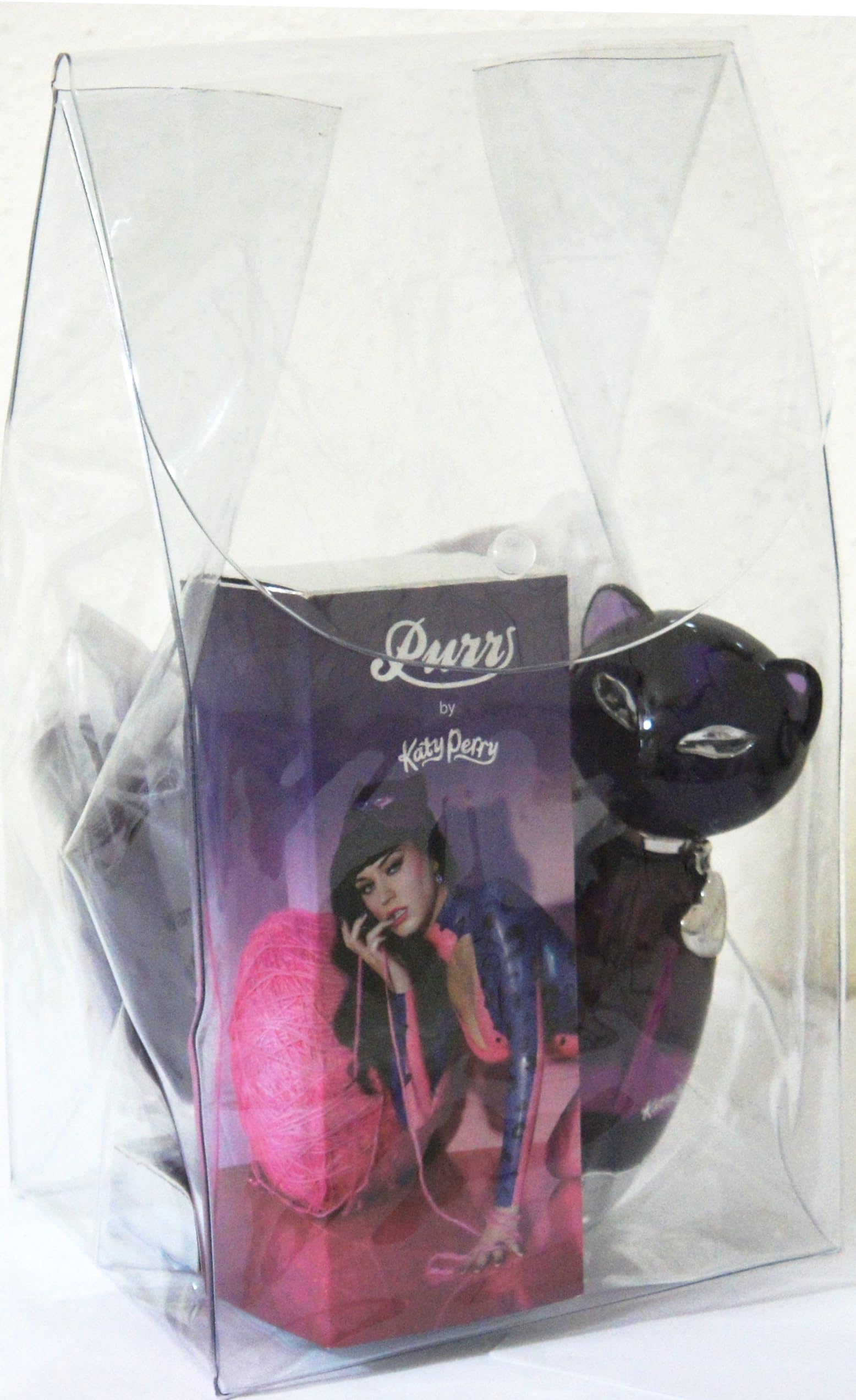 Purr Perfume Gift Set by Katy Perry Limited Edition EDP Perfume Spray Gift Set -3.4 OZ (100 ml) with Purse, & 2 ml Purr EDP