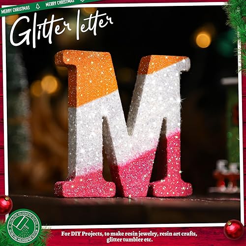 Miniatura 2 de LEOBRO Purpurina blanca, purpurina, 5.29 onzas  5.29 onzas  5.29 onzas para manualidades, purpurina transparente, purpurina iridiscente para